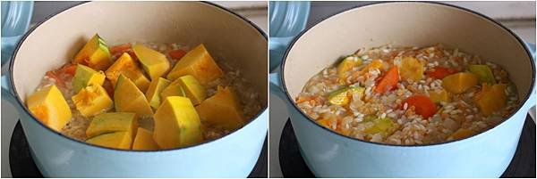 胡蘿蔔南瓜燉飯