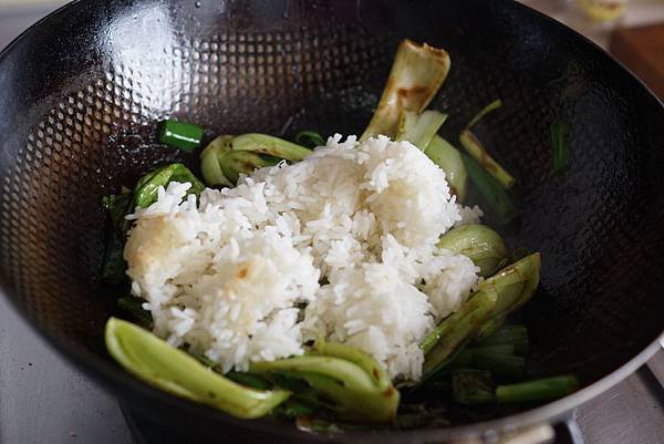 青江菜海鮮醬炒飯