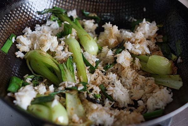 青江菜海鮮醬炒飯