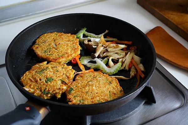 泡菜燕麥煎餅