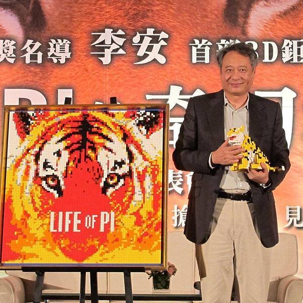 20150219-李安「LIFE OF PI」記者會的積木畫與可愛積木虎來囉！／手創兒童設計＆製作