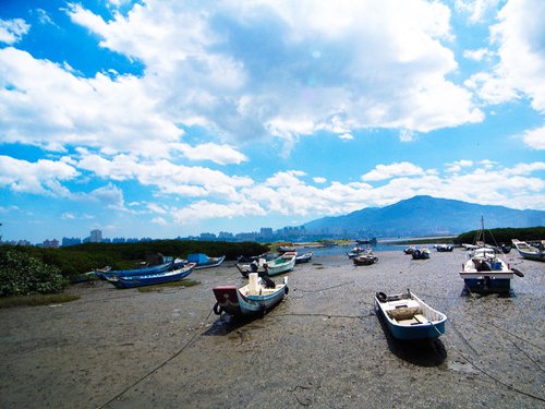 8.帶母親去旅行(上)－再怎麼怕曬黑也要動一動的淡水一日遊(挖子尾退潮)