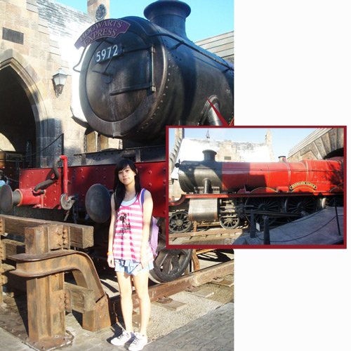 12帶著Rockland去旅行(上)—Disney World之旅_霍格華茲列車在此，請問九又四分之三月台在哪？