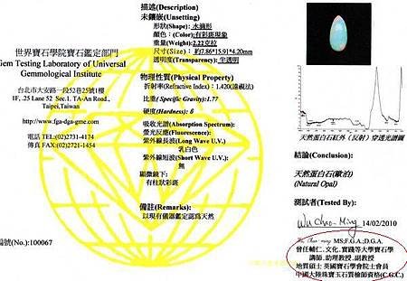 鑑定師資格鑑定書