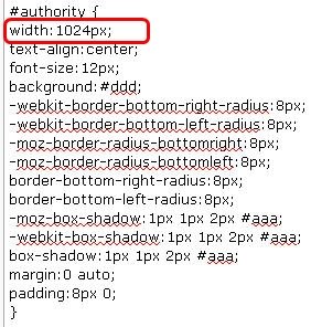 authority-width 3