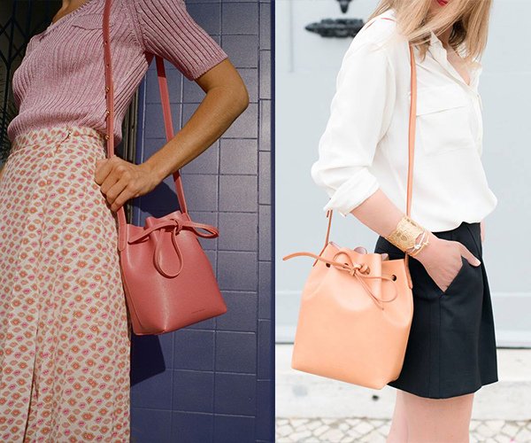 mansur gavriel buckeet bag