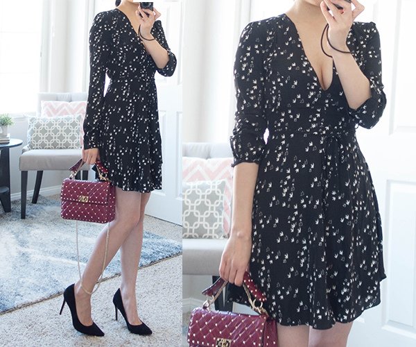 glamorous long sleeve dress