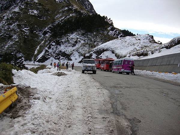 中橫 雪地