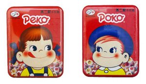 不二家Peko／Poko經典方罐牛奶糖