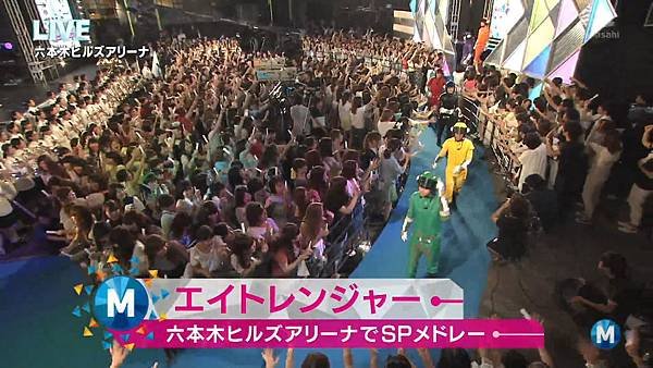 20140725 Music Station - エイトレンジャー talk &amp; live