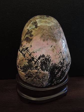 三棧溪玫瑰石小品