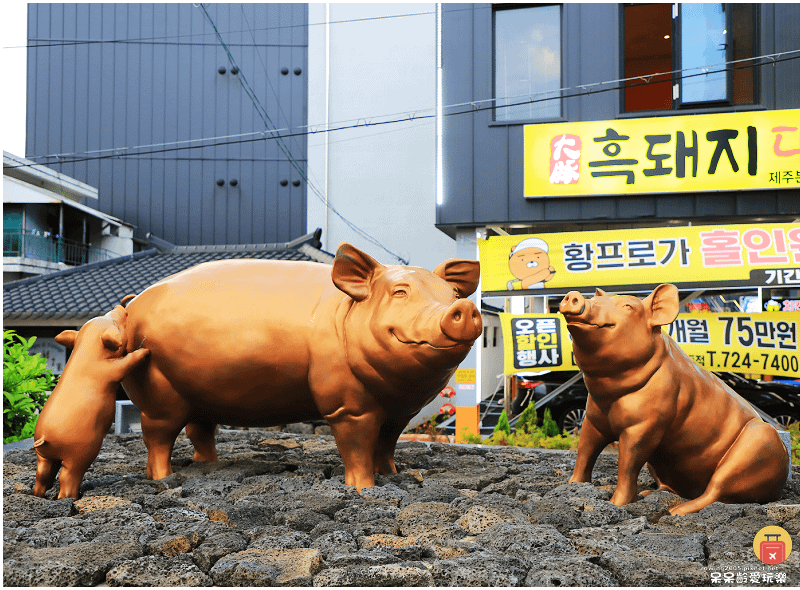 濟州島美食｜TOP富平總店탑부평 본점！黑豬肉一條街！在地人