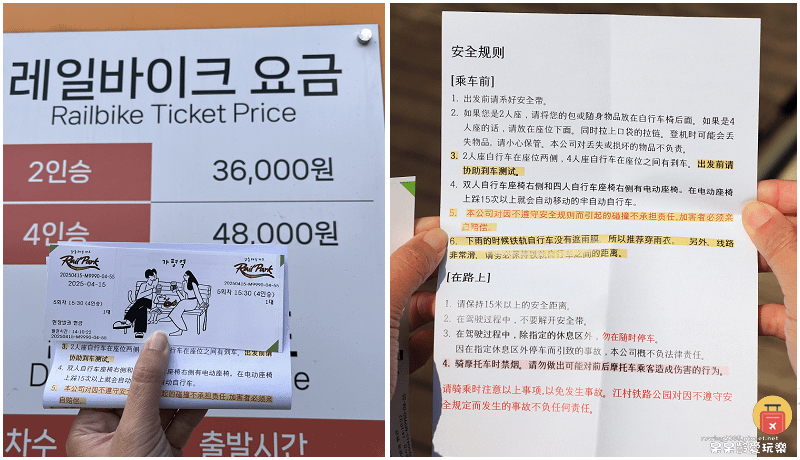 首爾近郊景點｜加平鐵道自行車Rail Park가평레일파크！