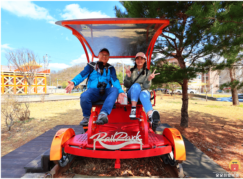 首爾近郊景點｜加平鐵道自行車Rail Park가평레일파크！