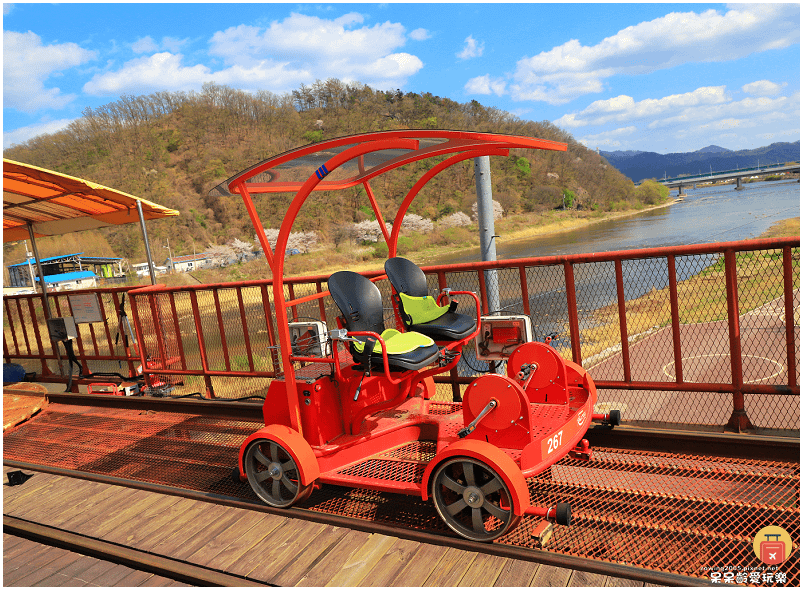 首爾近郊景點｜加平鐵道自行車Rail Park가평레일파크！