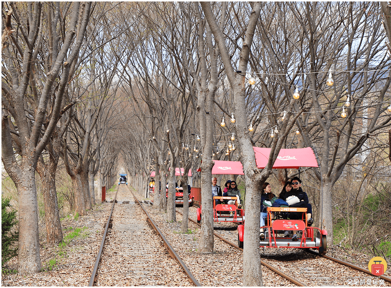 首爾近郊景點｜加平鐵道自行車Rail Park가평레일파크！