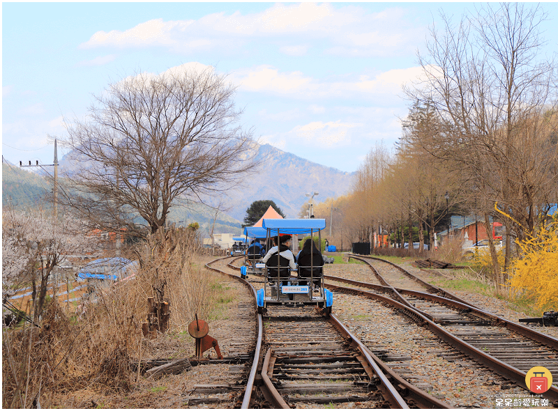 首爾近郊景點｜加平鐵道自行車Rail Park가평레일파크！