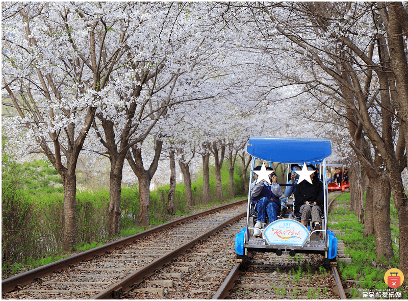 首爾近郊景點｜加平鐵道自行車Rail Park가평레일파크！