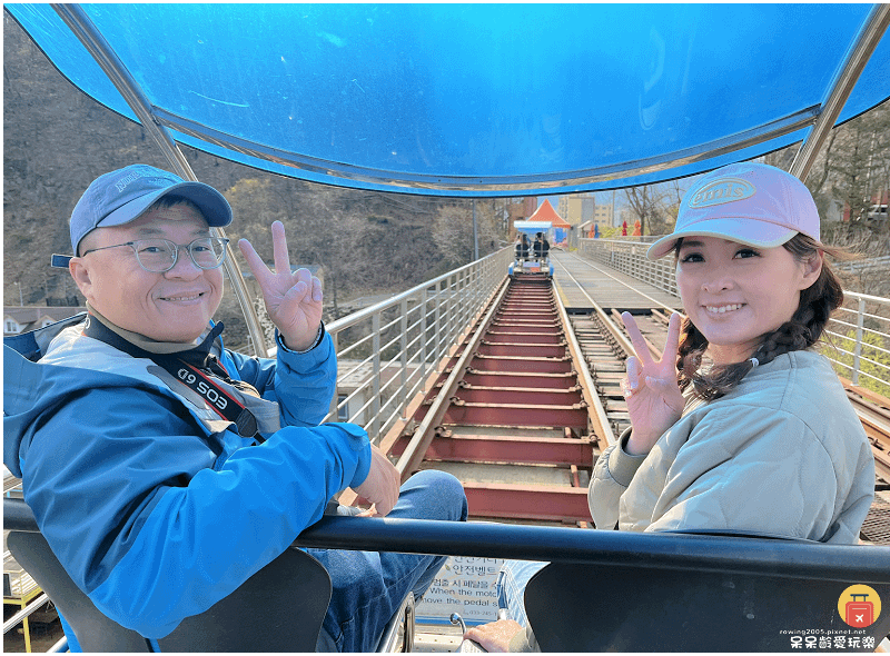 首爾近郊景點｜加平鐵道自行車Rail Park가평레일파크！
