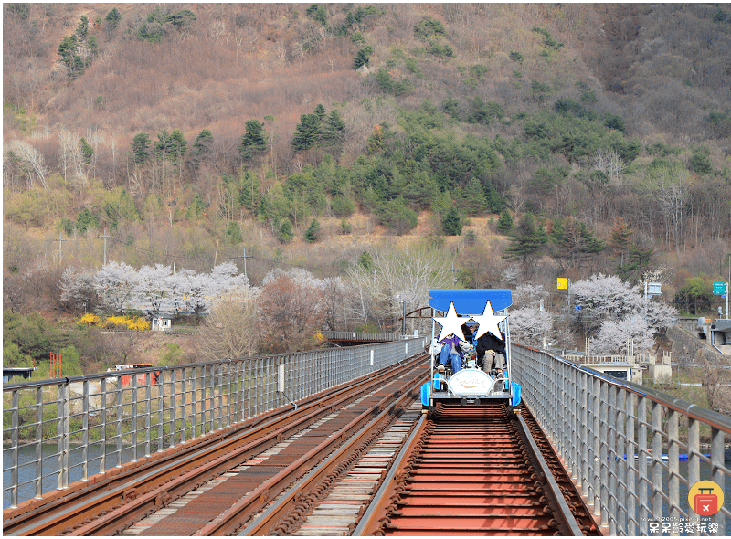 首爾近郊景點｜加平鐵道自行車Rail Park가평레일파크！