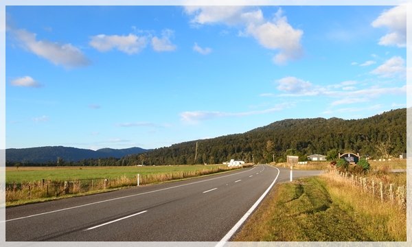 Lake Mapourika 路上