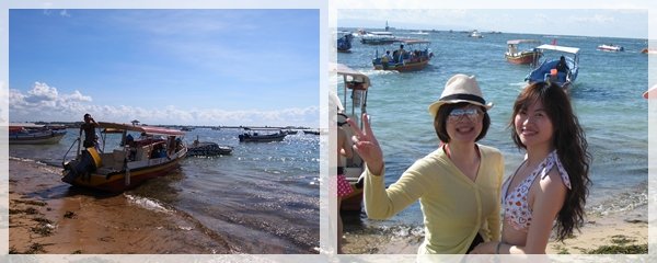 巴里島。出發到海龜島