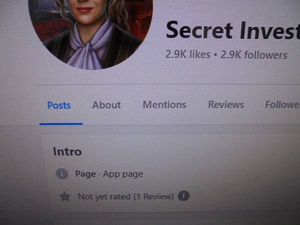 facebook   英文版網頁遊戲中    secret 