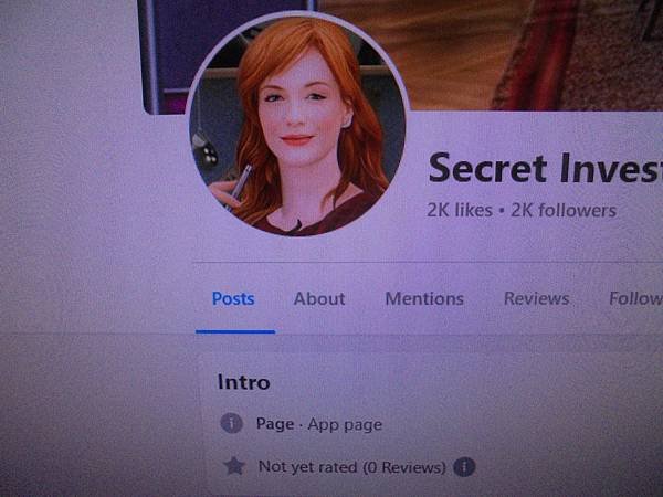 facebook   英文版網頁遊戲中    secret 