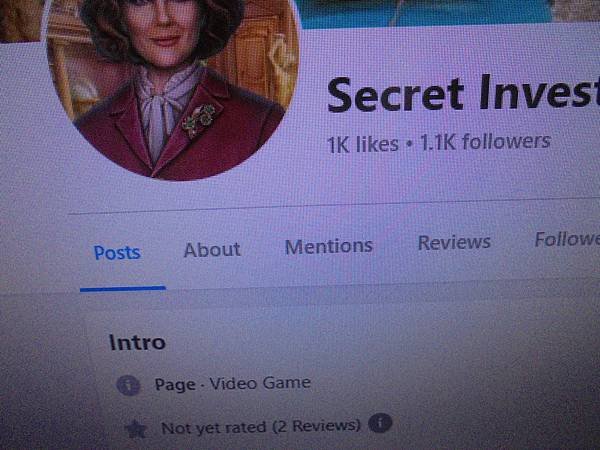 facebook   英文版網頁遊戲中    secret 