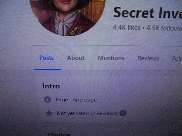 facebook   英文版網頁遊戲中    secret 