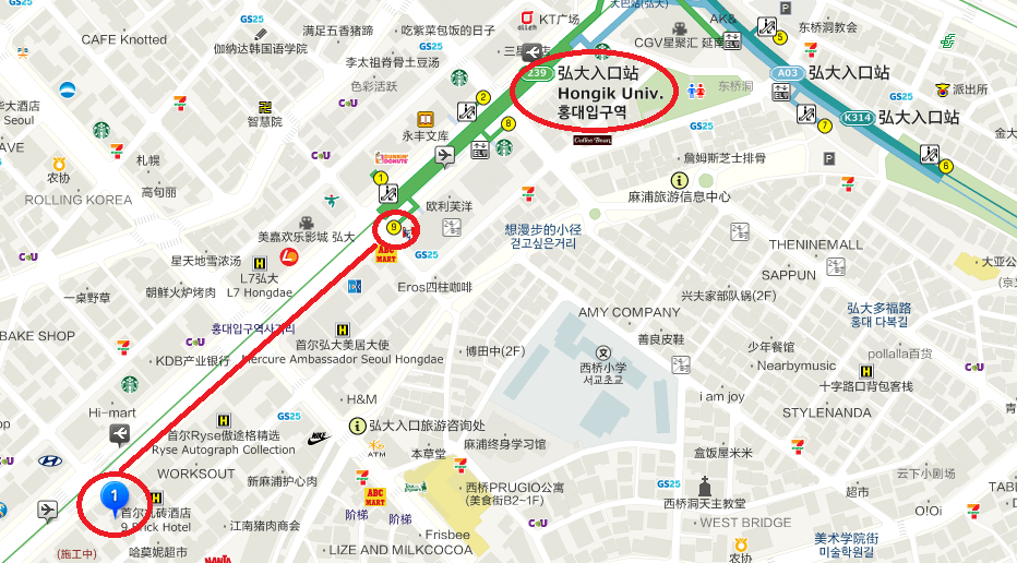 橋村炸雞地圖