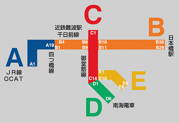 難波waik地圖