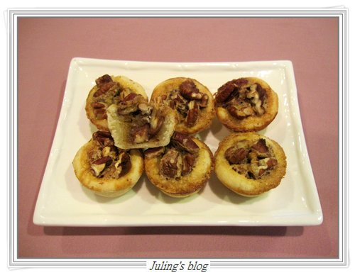 迷你山胡桃塔(Pecan Tassies)