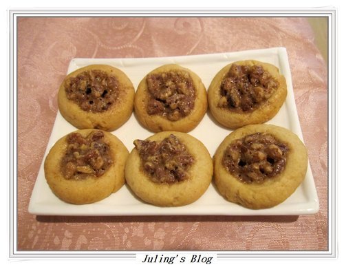 胡桃派餅乾(pecan pie cookies)