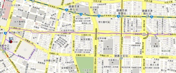 2009.10.24 NIKE the human race 10K 路跑(路徑).jpg