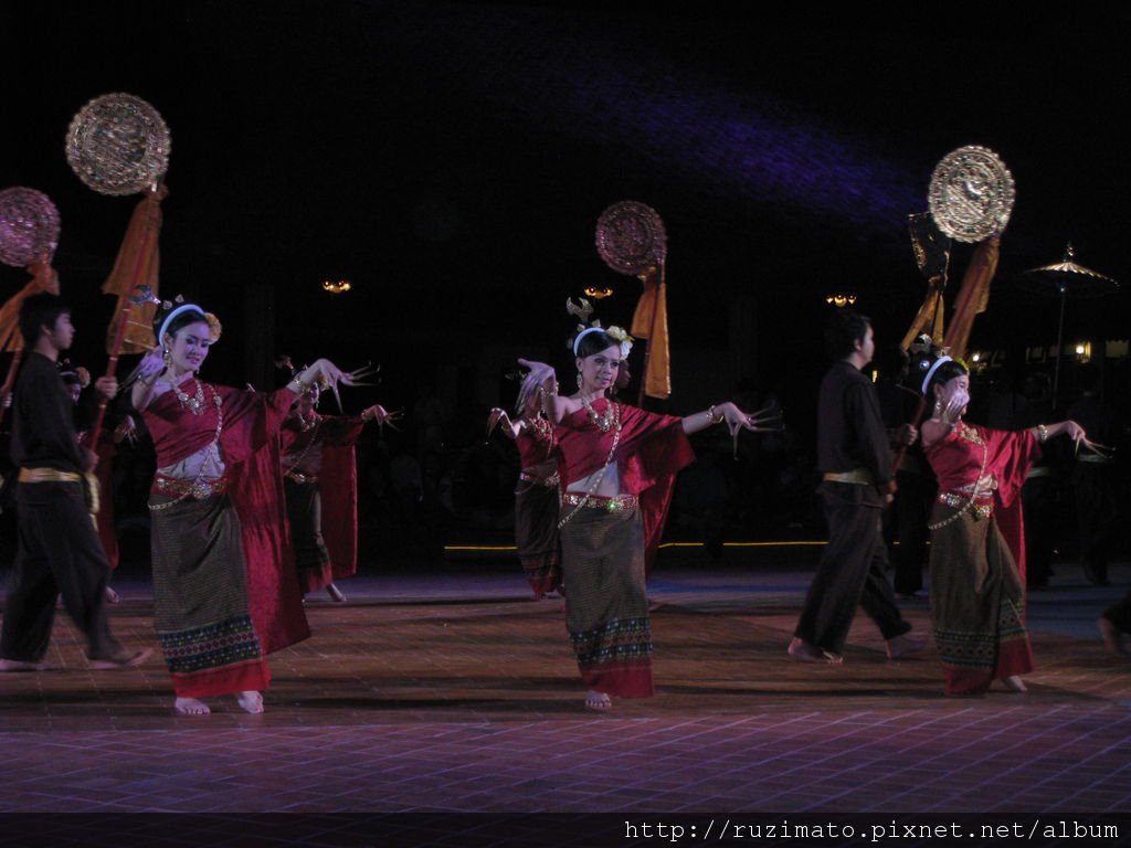 North Thailand folk dance