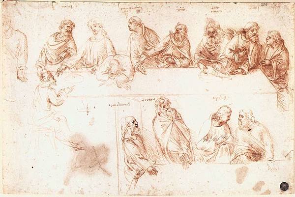 Da Vinci study Last Supper