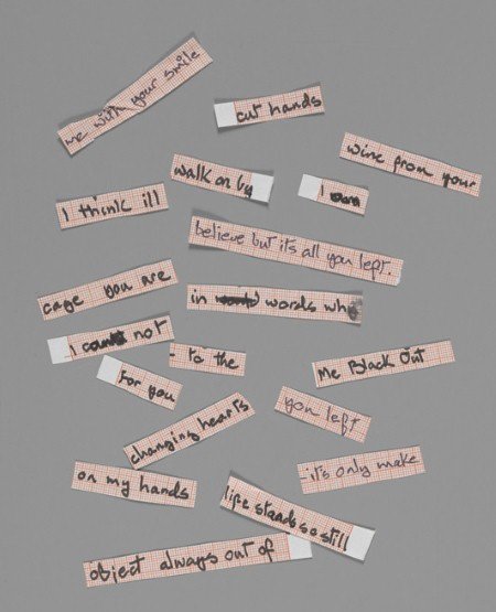 David Bowie IS Cut up lyrics