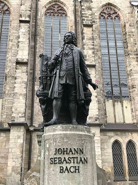 Leipzig St. Thomas Church Bach monument