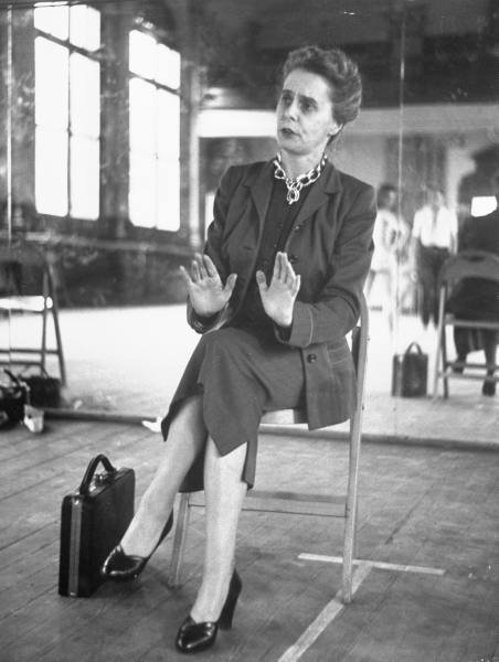 De Valois in rehearsal in 1951