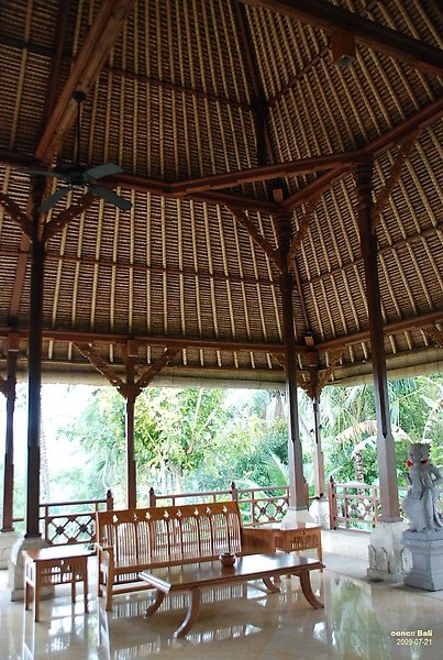 Bali Ubud Puri Wulandari Reception Bali Style Roof