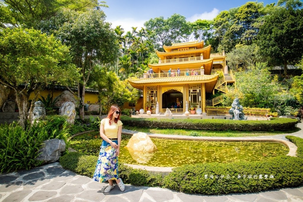 嘉義景點【龍王金殿】台版金閣寺，免門票景點，金碧輝煌小日本風格，遠眺山中美景