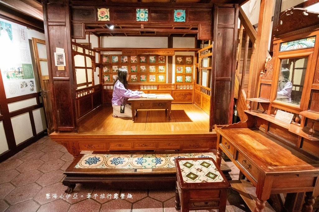 嘉義西區【台灣花磚博物館】全台唯一老宅花磚博物館，巨大花磚牆美拍、隱藏版拍照區，嘉義市火車站旁