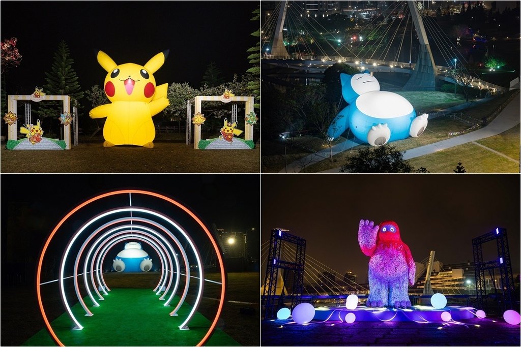 【2025台灣燈會在桃園】寶可夢來襲！五大展區，12米卡比獸、進擊的巨人，接駁車、交通資訊、交通管制