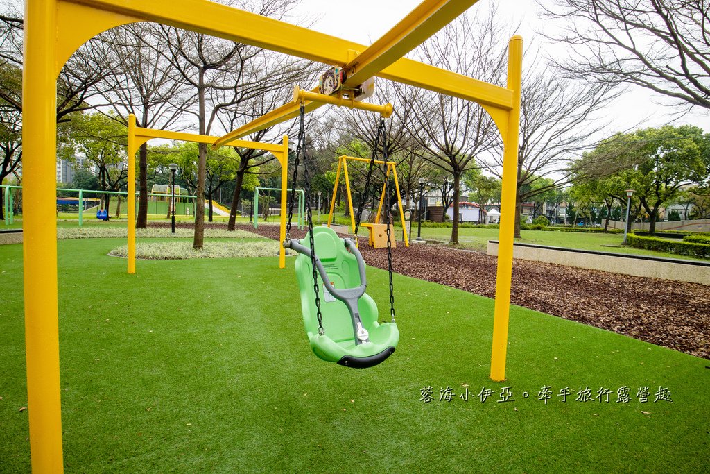 【陽明運動公園2.0版共融式遊戲場】桃氣猿遊戲場、猿林遊戲區、猿氣體健區、噴水廣場、生態水池