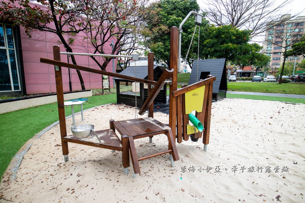 【陽明運動公園2.0版共融式遊戲場】桃氣猿遊戲場、猿林遊戲區、猿氣體健區、噴水廣場、生態水池