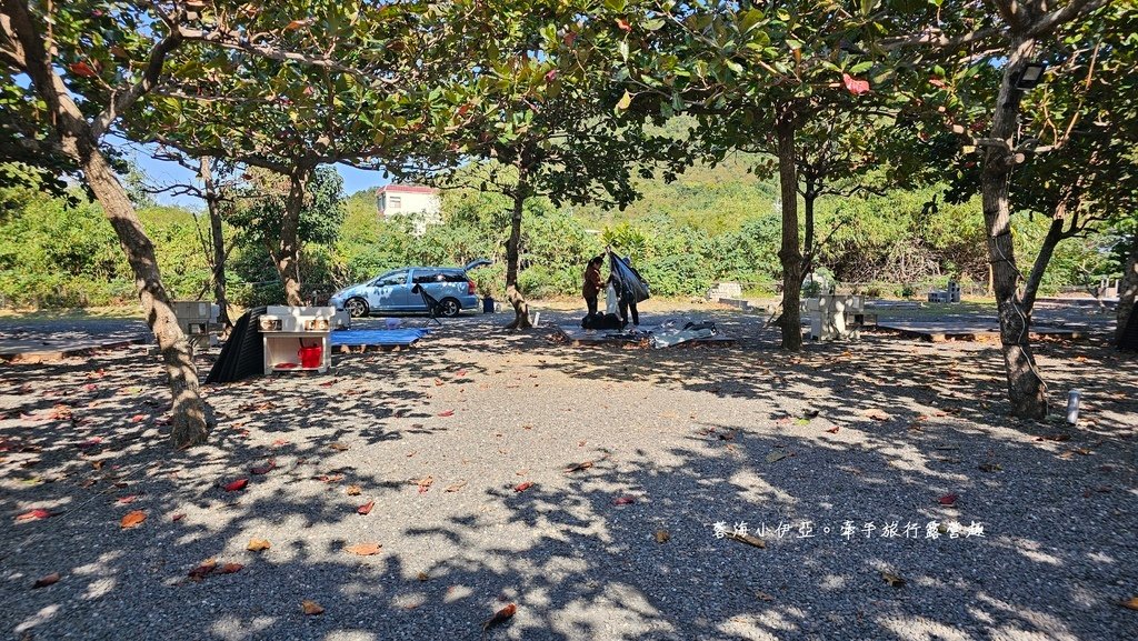 墾丁露營區【29觀海營區】走路就到萬里桐潮間帶看寄居蟹，森林系營位
