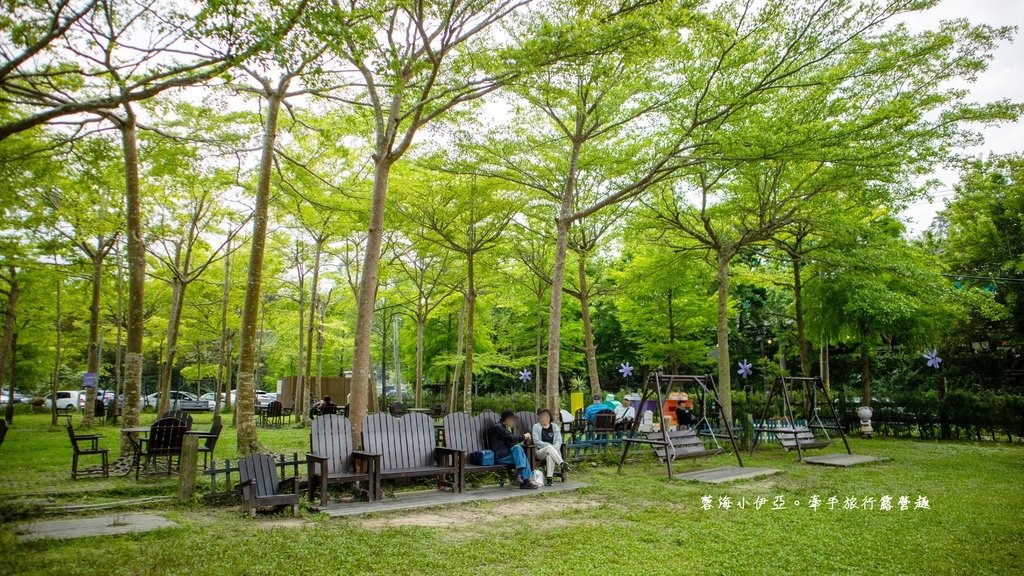 桃園免門票景點【大溪天御花園】歐式花園廣場、繡球花美拍、下午茶、綠色草皮