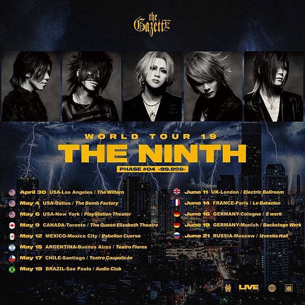 WORLD TOUR 19 THE NINTH PHASE #04 -99.999-