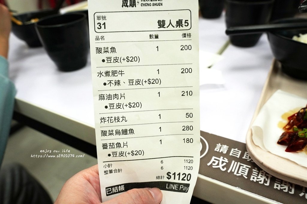 高雄-成順水煮肉片&amp;酸菜魚專賣(熱河店)✔一個人也能獨享酸菜